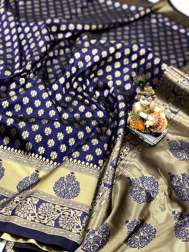 HOS Coral Lichi Silk Saree with Jacquard Weaving & Pallu - House Of ShiVisha