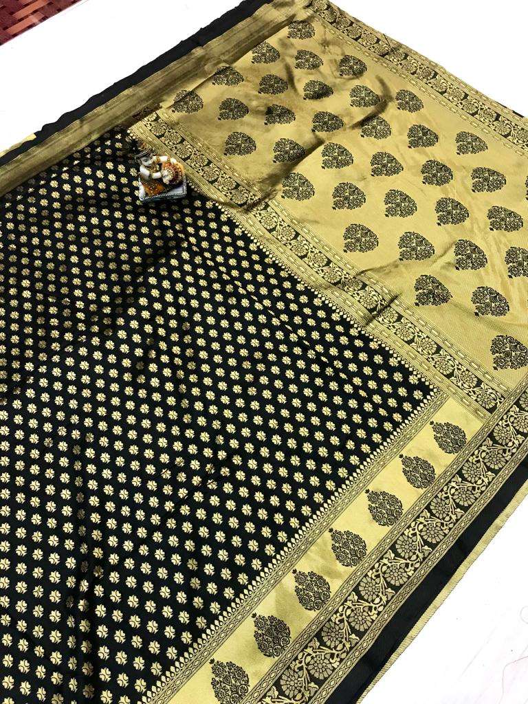 HOS Coral Lichi Silk Saree with Jacquard Weaving & Pallu - House Of ShiVisha