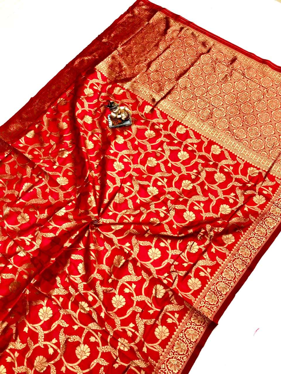 HOS Kayan Banarasi Silk Saree with Rich Pallu & Border - House Of ShiVisha