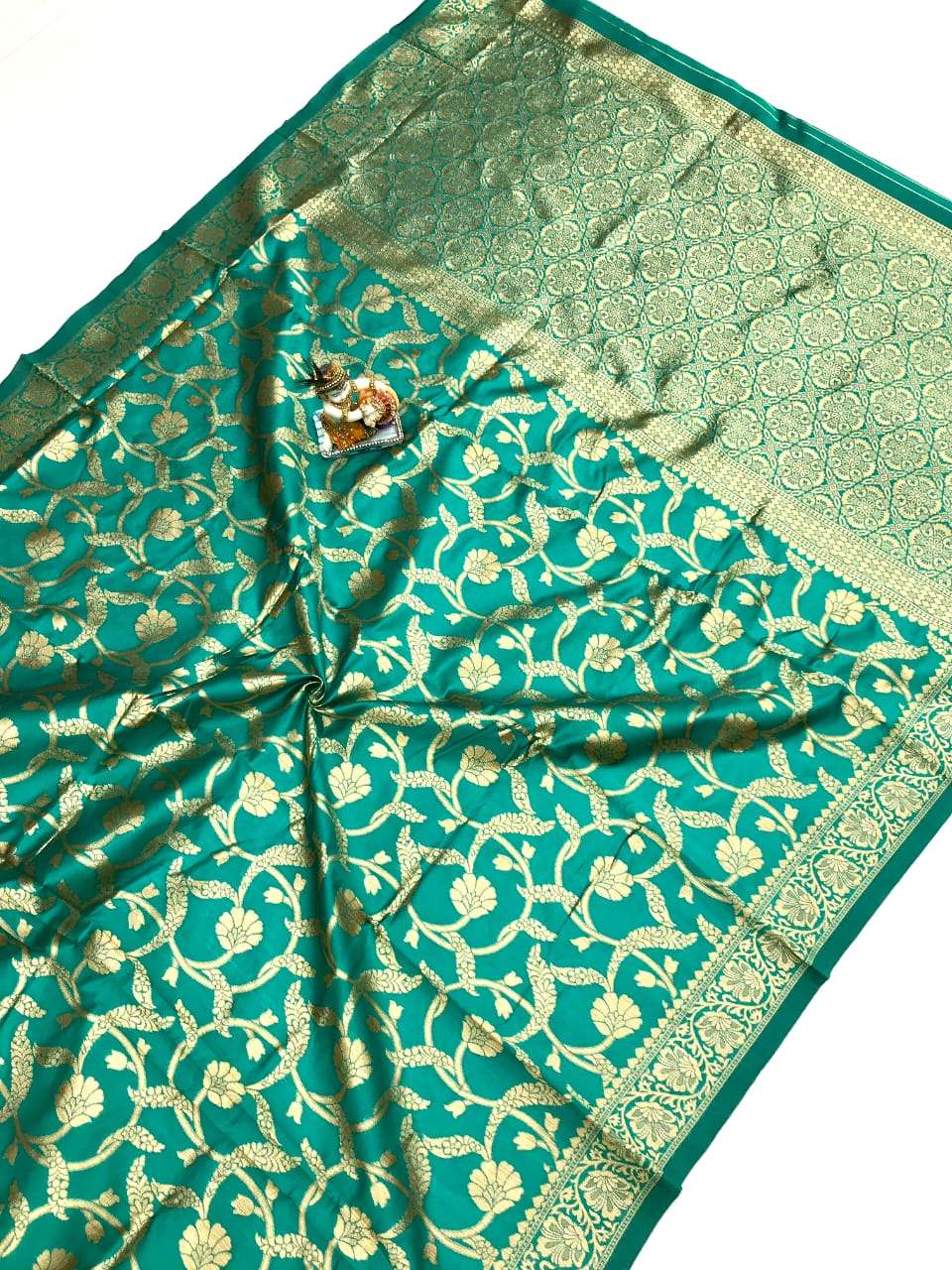HOS Kayan Banarasi Silk Saree with Rich Pallu & Border - House Of ShiVisha
