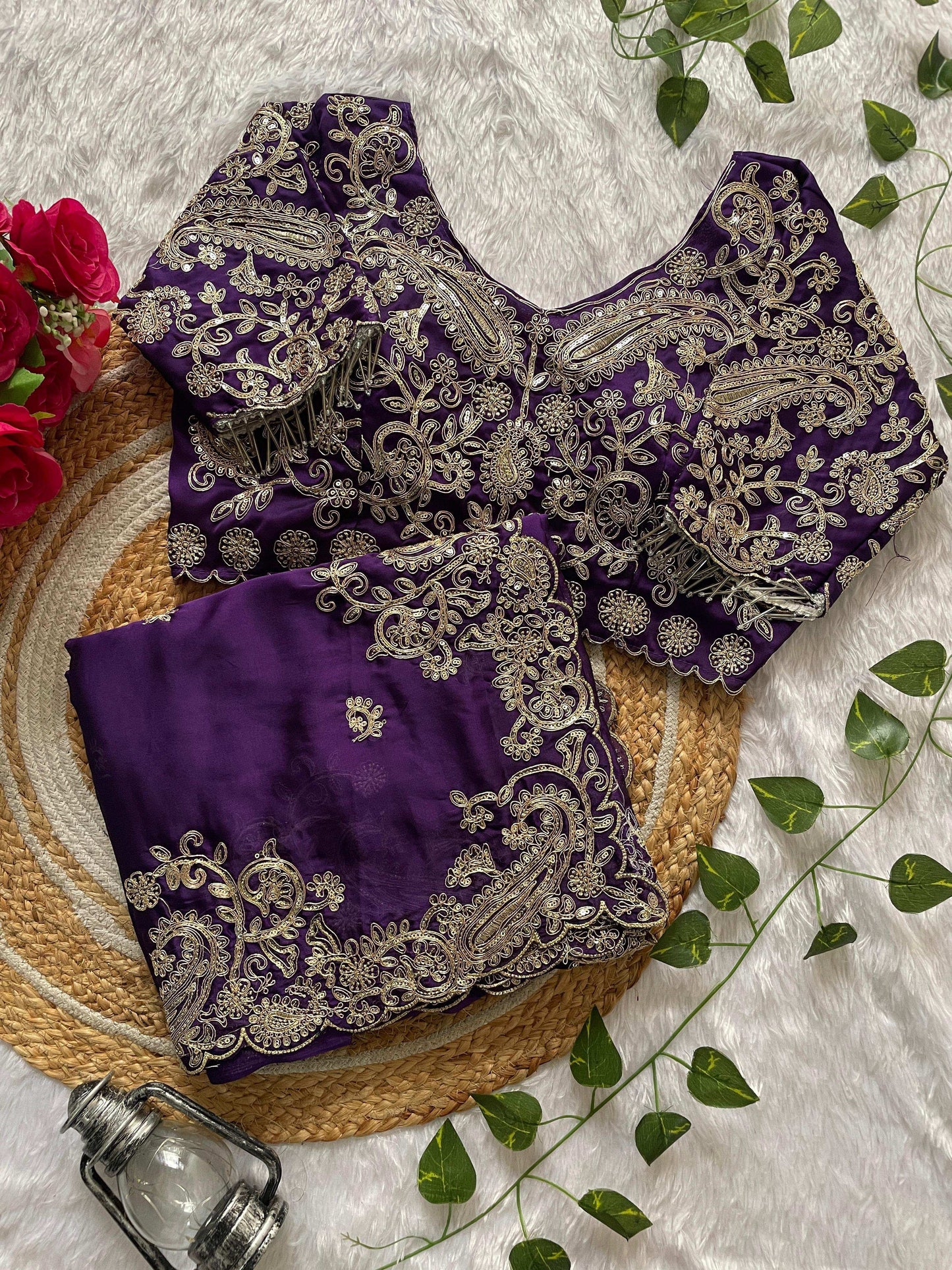 HOS KK-PRIYA-2 Rangoli Silk Saree with Sequins & Coding Work - House Of ShiVisha