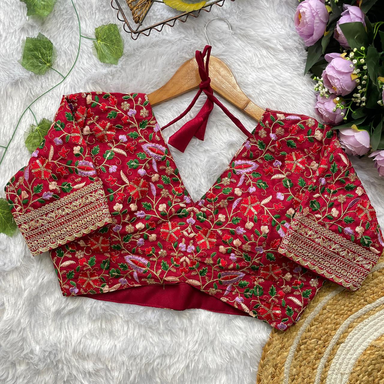 KK-KIMORA Zimmy Choo Silk Saree – Multi Thread, Coding & Sequin Embroidery with Mono Banglory Blouse | House of ShiVisha™