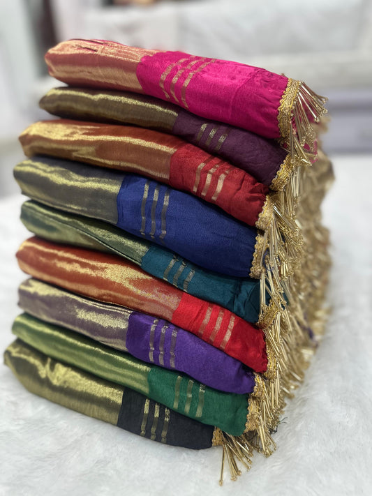 Gaji Silk Jaipuri Pure Saree ❤