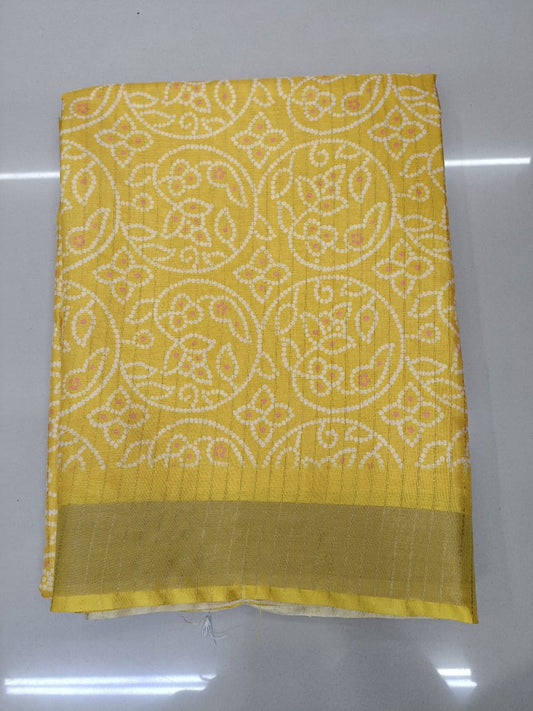 Handloom Recozari Silk Saree – Silver Grey, Silver Zari Border (Design 183)