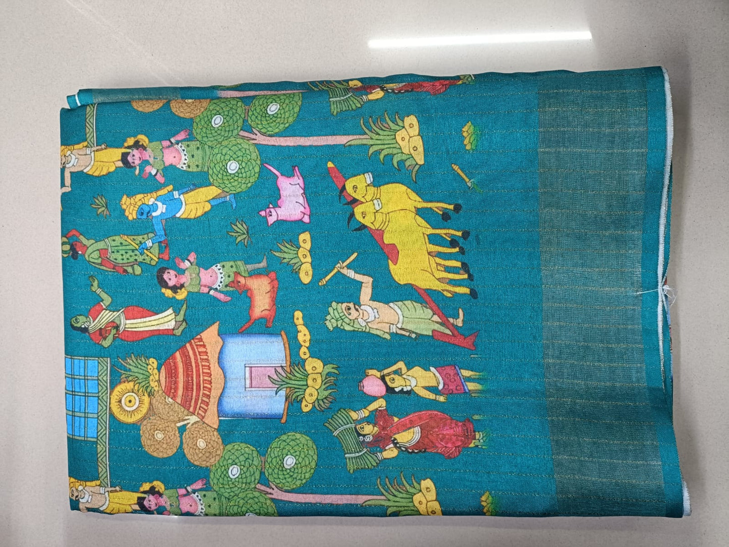 Handloom Recozari Saree - Design 9 | House of ShiVisha