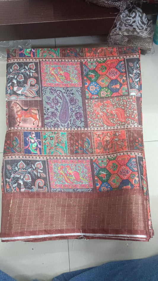 Handloom Recozari Silk Saree – Teal Blue with Bottle Green accents, Zari Border (Design 067)