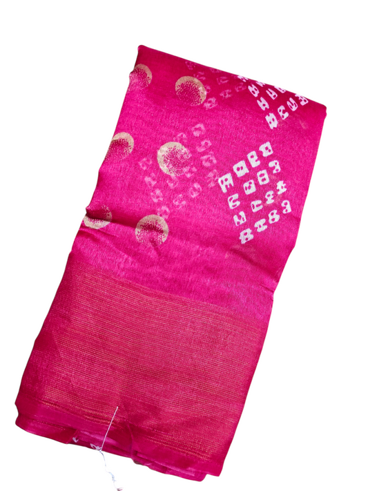 5/2 Crystal Banglory Cotton Base Saree – Elegant Color 30