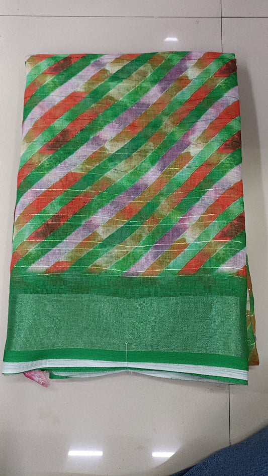 Handloom Recozari Silk Saree – Ruby Red with Silver Grey accents, Silver Zari Border (Design 179)