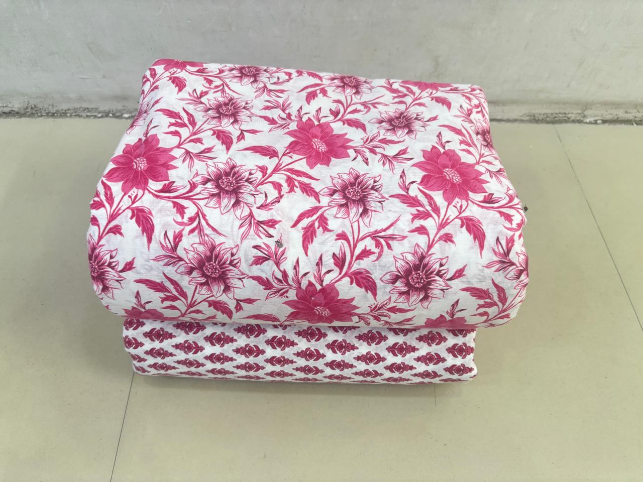 Premium Cotton Printed Fabric – 10 Meter Set (Design 36)