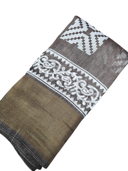5/2 Crystal Banglory Cotton Base Saree – Elegant Color 19