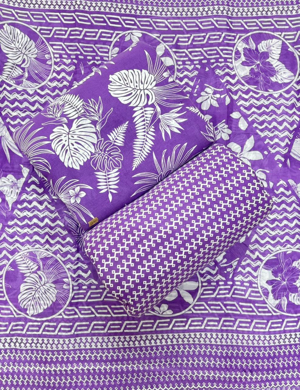 Jaipuri Cotton Block Print 60 40 Fabric Set - Design 164