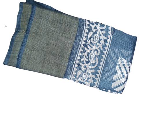 5/2 Crystal Banglory Cotton Base Saree – Elegant Color 5