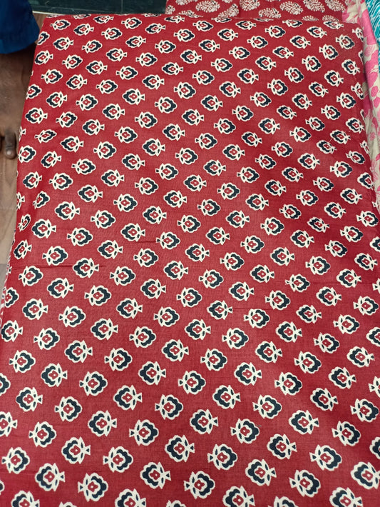 Jaipuri Cotton Block Print 60 40 Fabric - Design 141