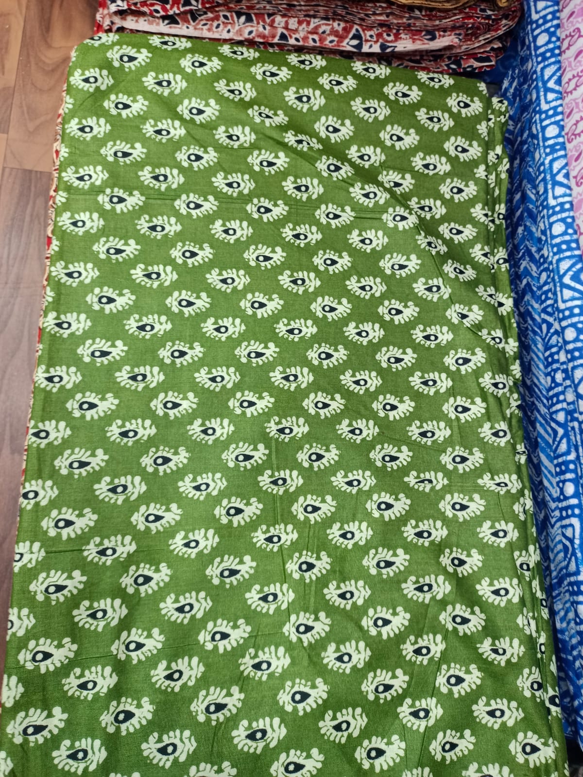 Jaipuri Cotton Block Print 60 40 Fabric - Design 108