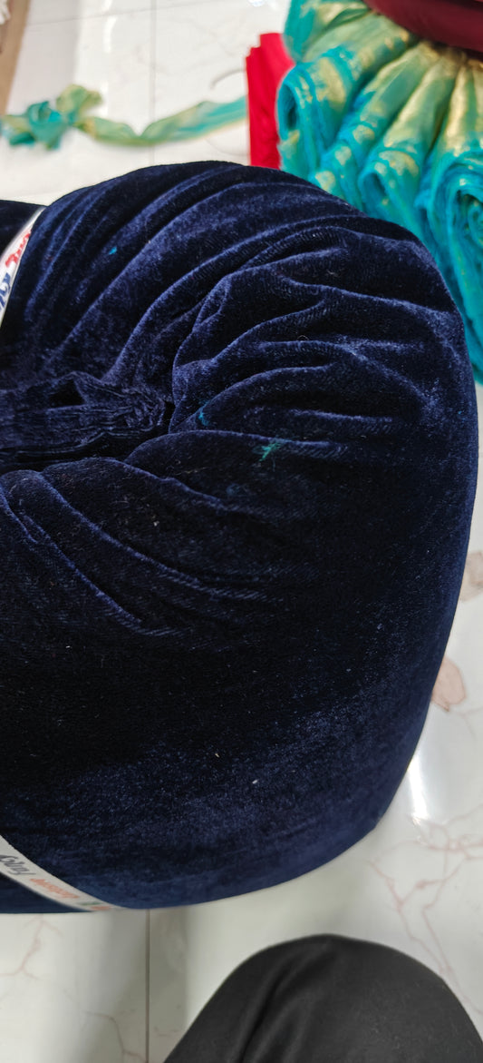 Viscose Makhan Velvet Charcoal Grey – 50 Meter Set
