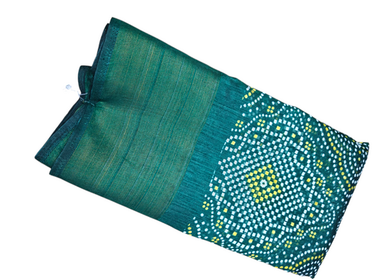 5/2 Crystal Banglory Cotton Base Saree – Elegant Color 8
