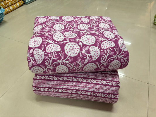 Premium Cotton Printed Fabric – 10 Meter Set (Design 19)