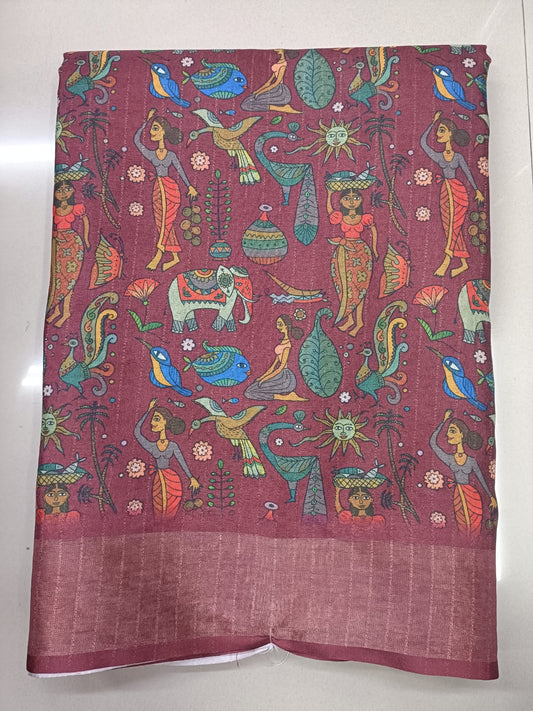 Handloom Recozari Saree - Design 11 | House of ShiVisha