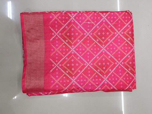 Handloom Recozari Silk Saree – Silver Grey with Aqua Blue accents, Silver Zari Border (Design 214)