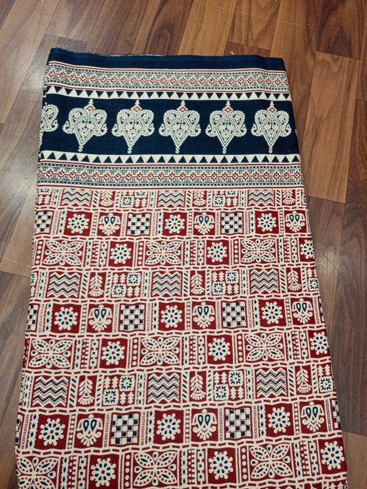 Jaipuri Cotton Block Print 60 40 Fabric - Design 96