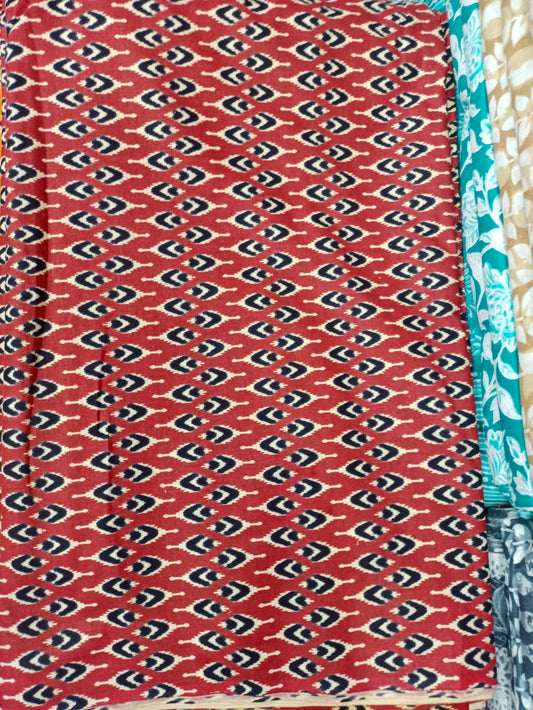Jaipuri Cotton Block Print 60 40 Fabric - Design 134
