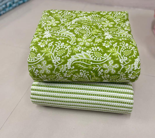 Premium Cotton Printed Fabric – 10 Meter Set (Design 67)