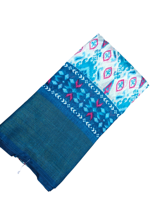 5/2 Crystal Banglory Cotton Base Saree – Elegant Color 26