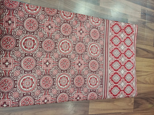 Jaipuri Cotton Block Print 60 40 Fabric - Design 125