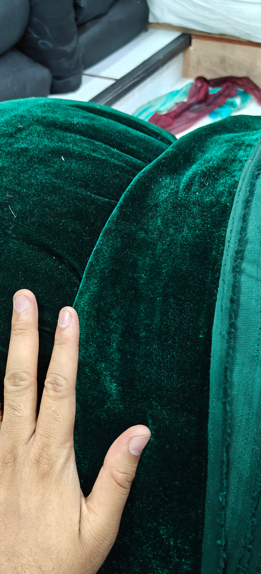 Viscose Makhan Velvet Midnight Blue – 50 Meter Set