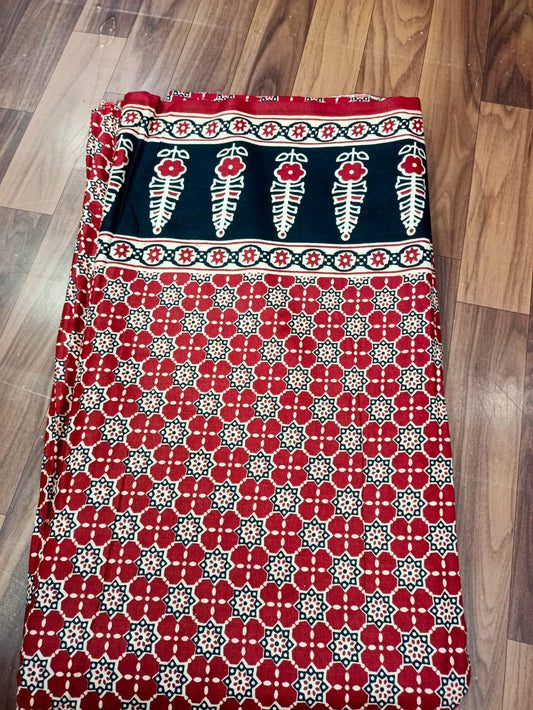 Jaipuri Cotton Block Print 60 40 Fabric - Design 94