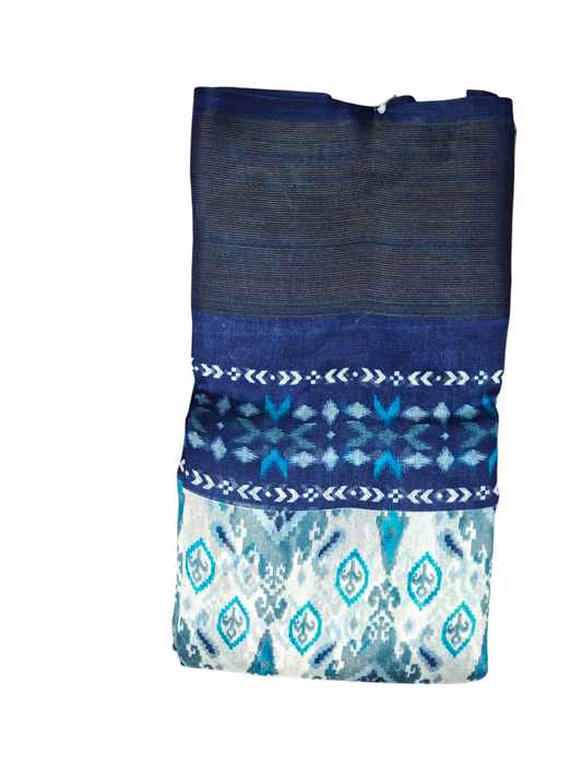 5/2 Crystal Banglory Cotton Base Saree – Elegant Color 24