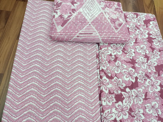 Jaipuri Cotton Block Print 60 40 Fabric Set - Design 179
