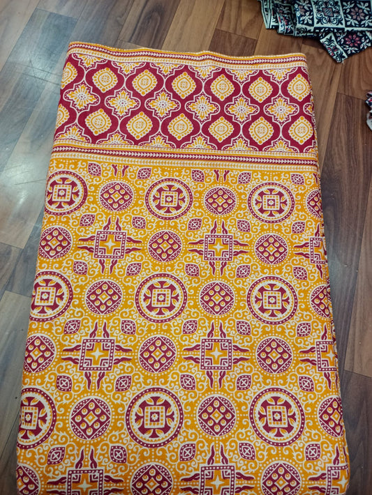Jaipuri Cotton Block Print 60 40 Fabric - Design 92