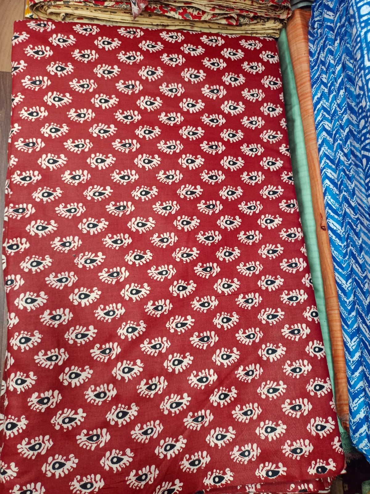 Jaipuri Cotton Block Print 60 40 Fabric - Design 129