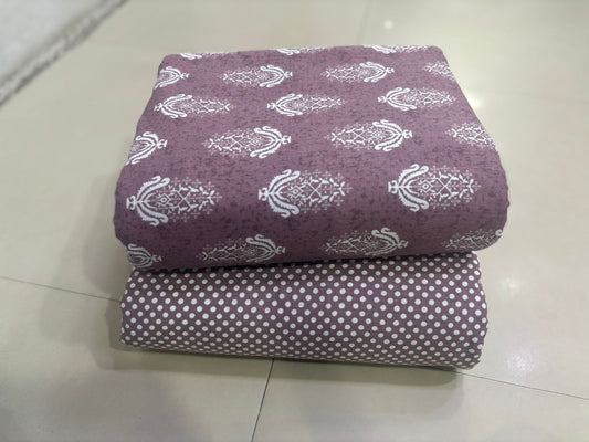 Premium Cotton Printed Fabric – 10 Meter Set (Design 24)