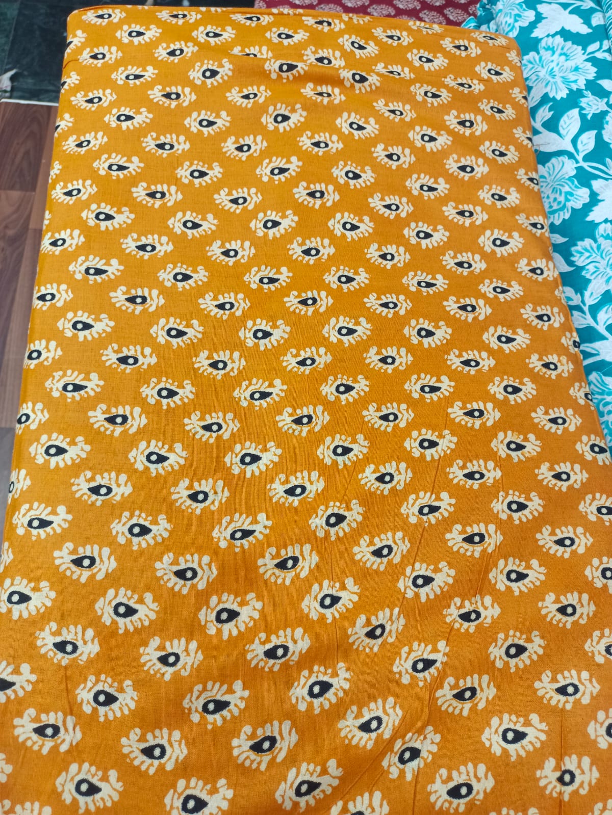 Jaipuri Cotton Block Print 60 40 Fabric - Design 88