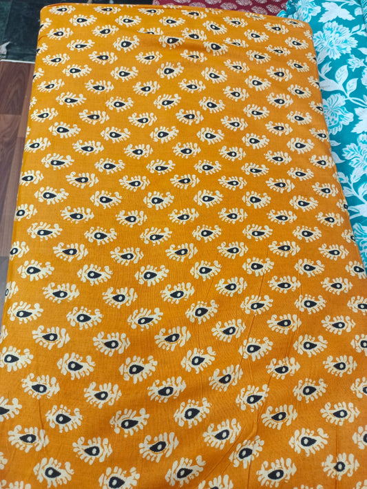 Jaipuri Cotton Block Print 60 40 Fabric - Design 88