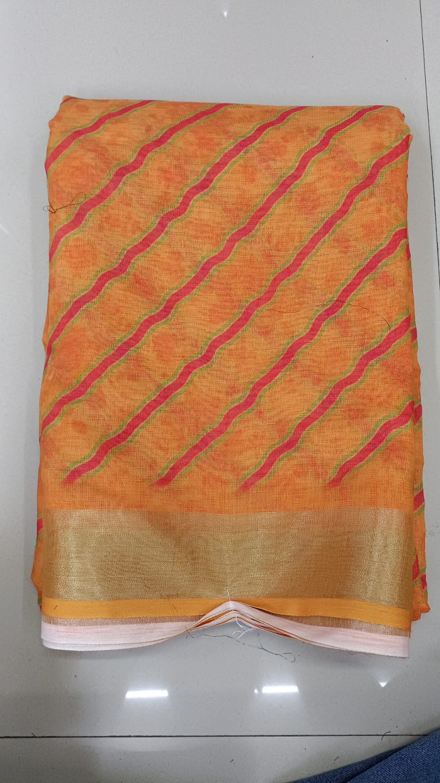 Handloom Recozari Silk Saree – Royal Blue with Silver Grey accents, Silver Zari Border (Design 187)