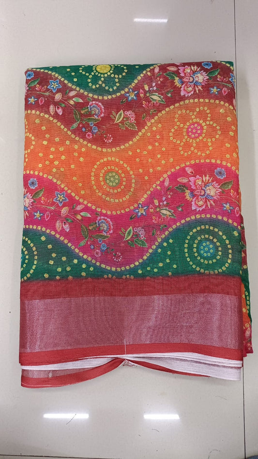 Handloom Recozari Silk Saree – Charcoal with Royal Blue accents, Silver Zari Border (Design 077)