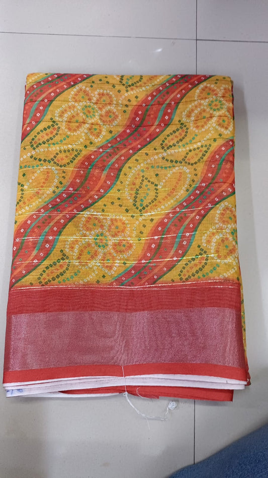 Handloom Recozari Silk Saree – Crimson Red with Magenta Pink accents, Silver Zari Border (Design 007)