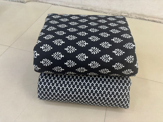 Premium Cotton Printed Fabric – 10 Meter Set (Design 34)