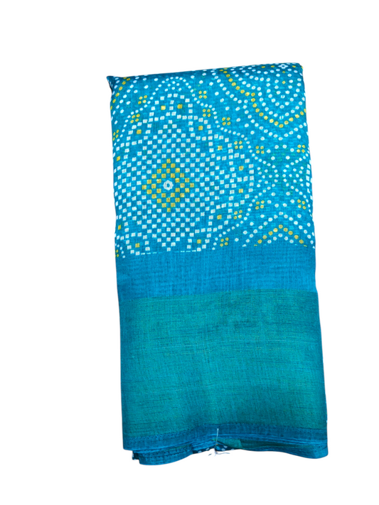 5/2 Crystal Banglory Cotton Base Saree – Elegant Color 20
