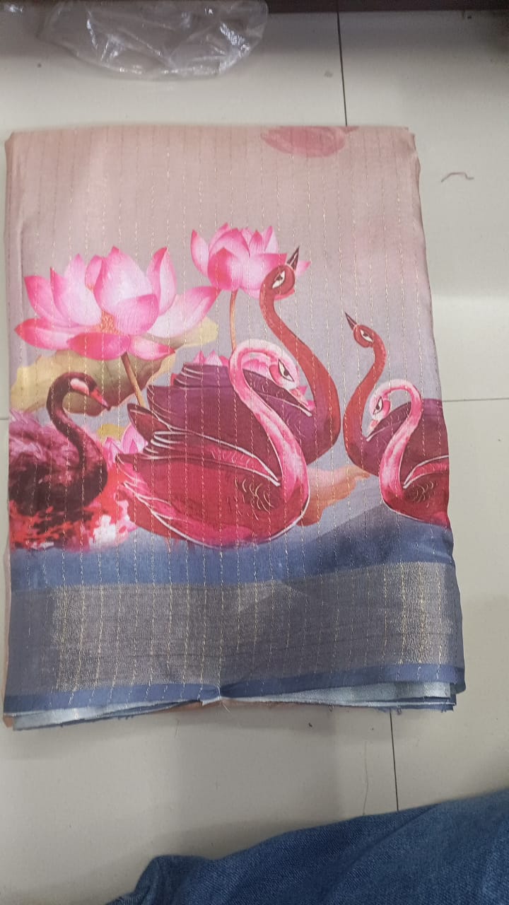 Handloom Recozari Silk Saree – Magenta Pink with Mustard Yellow accents, Golden Zari Border (Design 170)