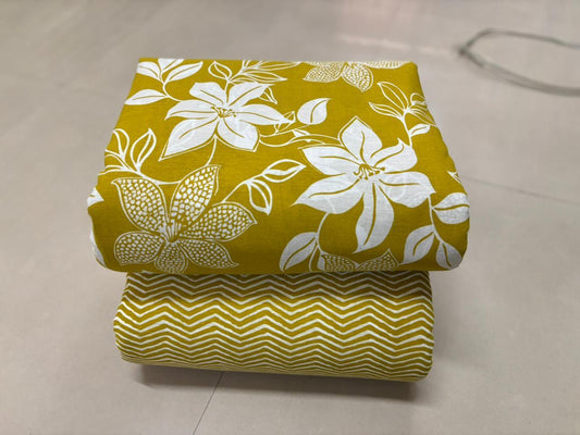 Premium Cotton Printed Fabric – 10 Meter Set (Design 71)