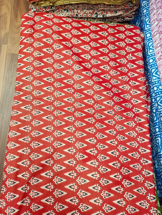 Jaipuri Cotton Block Print 60 40 Fabric - Design 101