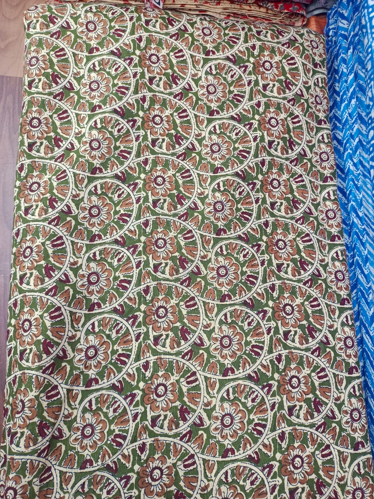 Jaipuri Cotton Block Print 60 40 Fabric - Design 126