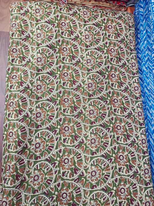 Jaipuri Cotton Block Print 60 40 Fabric - Design 126
