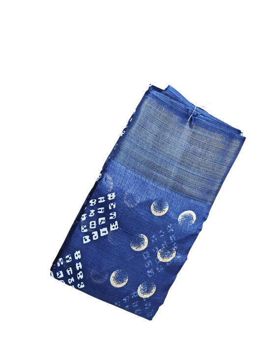 5/2 Crystal Banglory Cotton Base Saree – Elegant Color 9