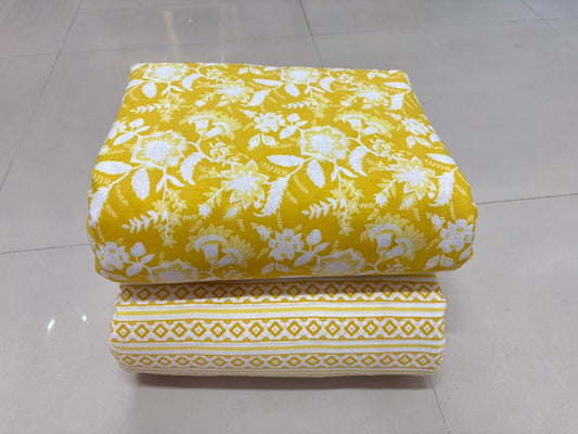 Premium Cotton Printed Fabric – 10 Meter Set (Design 51)