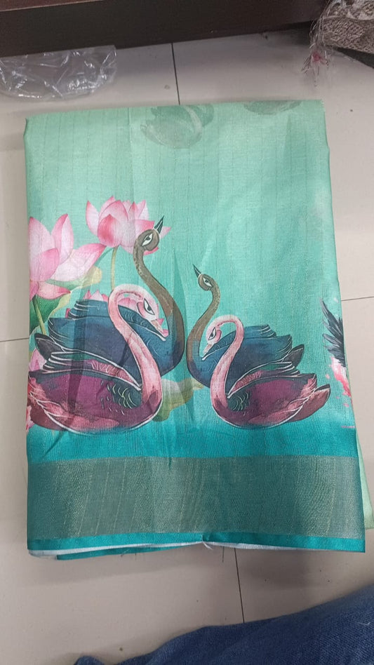 Handloom Recozari Silk Saree – Ruby Red with Magenta Pink accents, Silver Zari Border (Design 113)